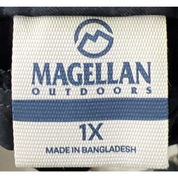 Magellan Fish Gear Falcon Lake Shorts UPF Caviar Black Women's 1X NWT 6" Inseam - Picture 8 of 9